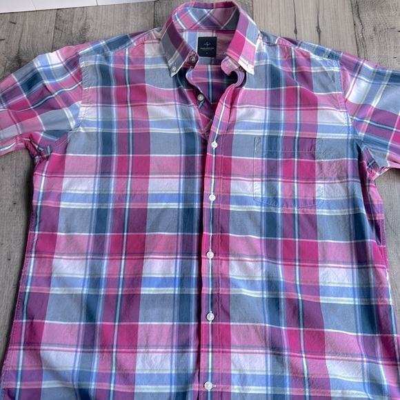 TAILORBYRD Collection Plaid Dress Shirt Large - Picture 3 of 8